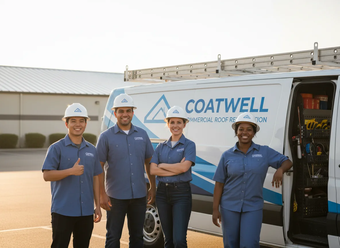Commercial roof coating company in Sand Lake, MI